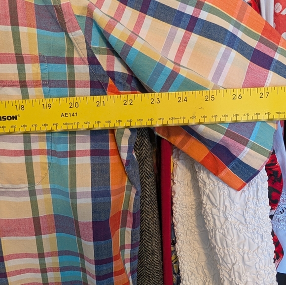 Multicolor Plaid Casual Button Down Shirt - Picture 6 of 7